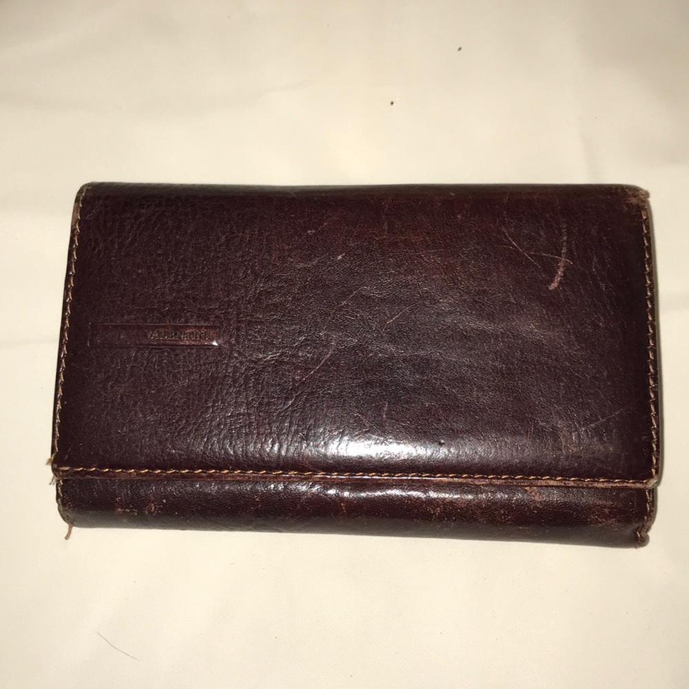 Vintage Valentina leather large capacity wallet